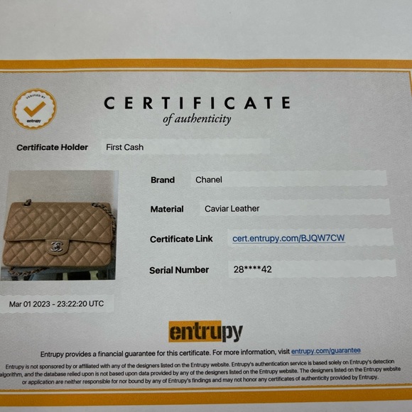 Chanel double flap caviar - Picture 4 of 14